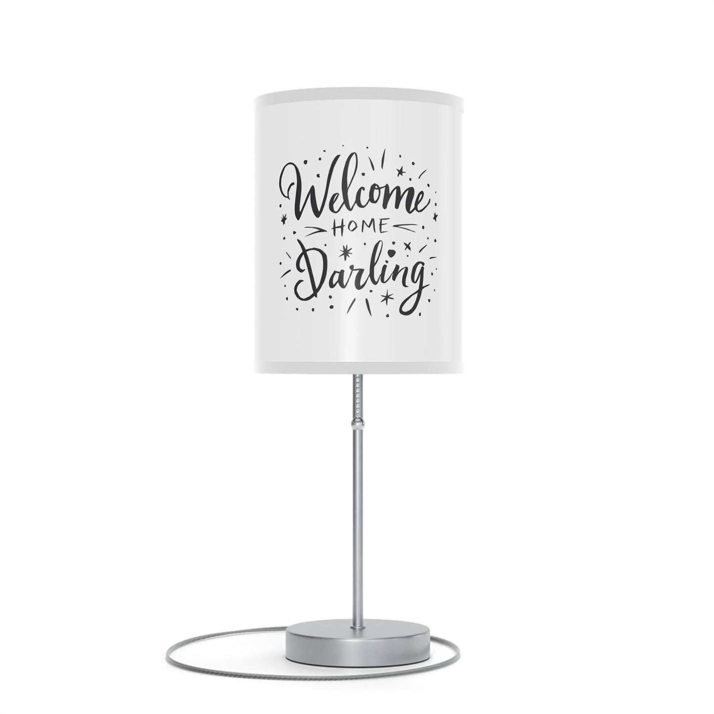 Lamp on a Stand US|CA plug Welcome Home Darling