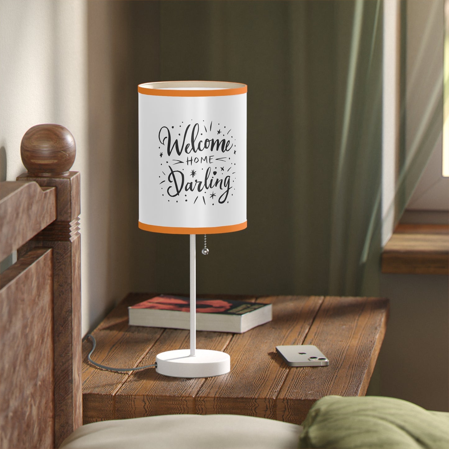 Lamp on a Stand US|CA plug Welcome Home Darling