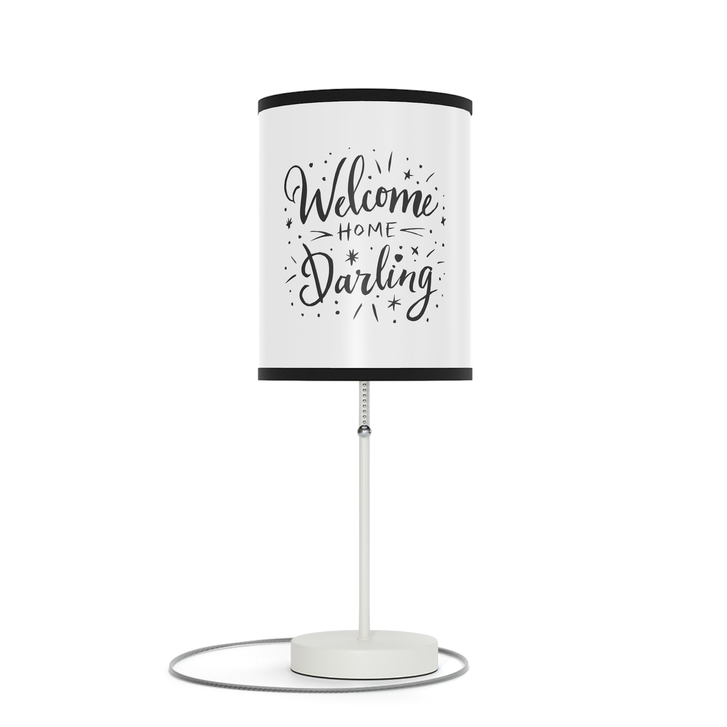 Lamp on a Stand US|CA plug Welcome Home Darling