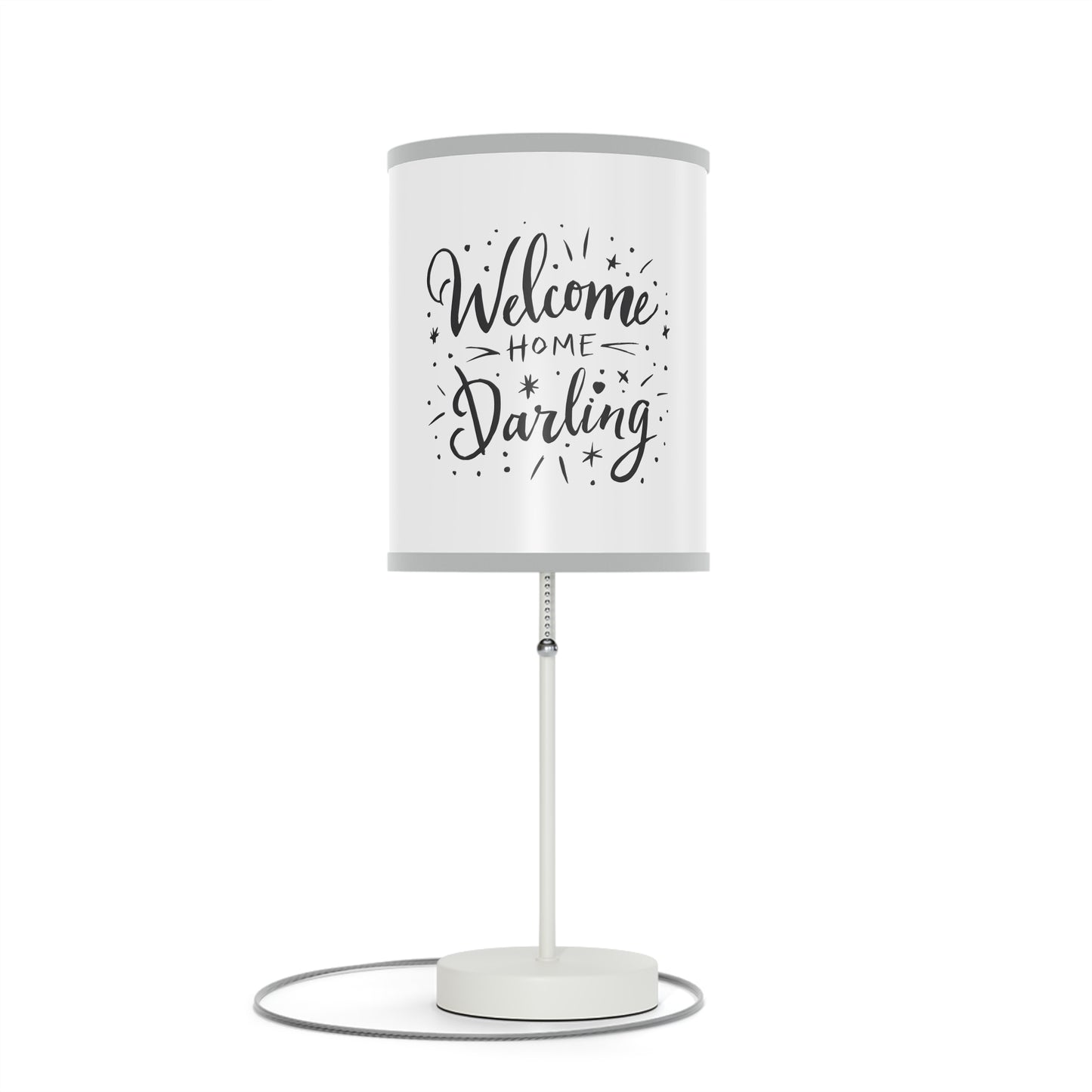 Lamp on a Stand US|CA plug Welcome Home Darling