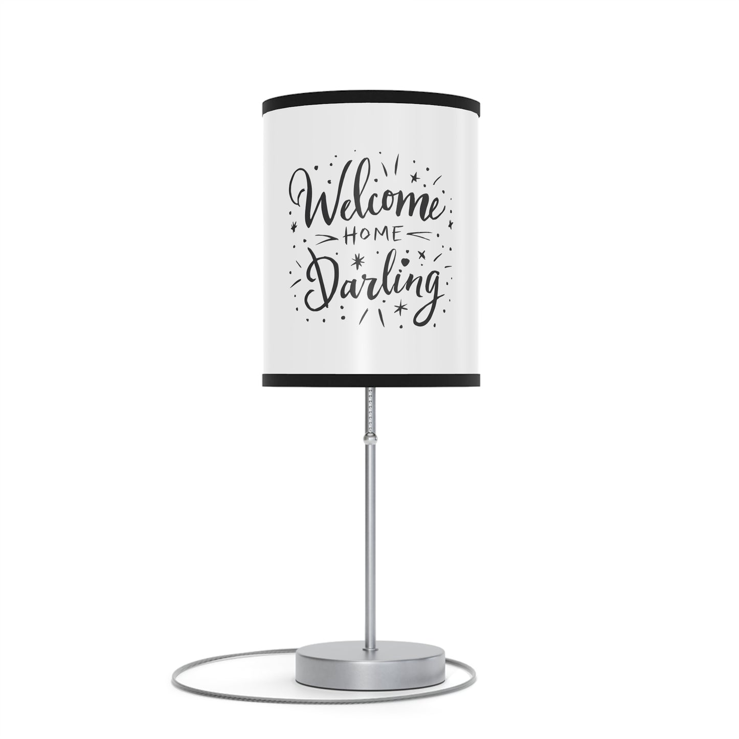 Lamp on a Stand US|CA plug Welcome Home Darling