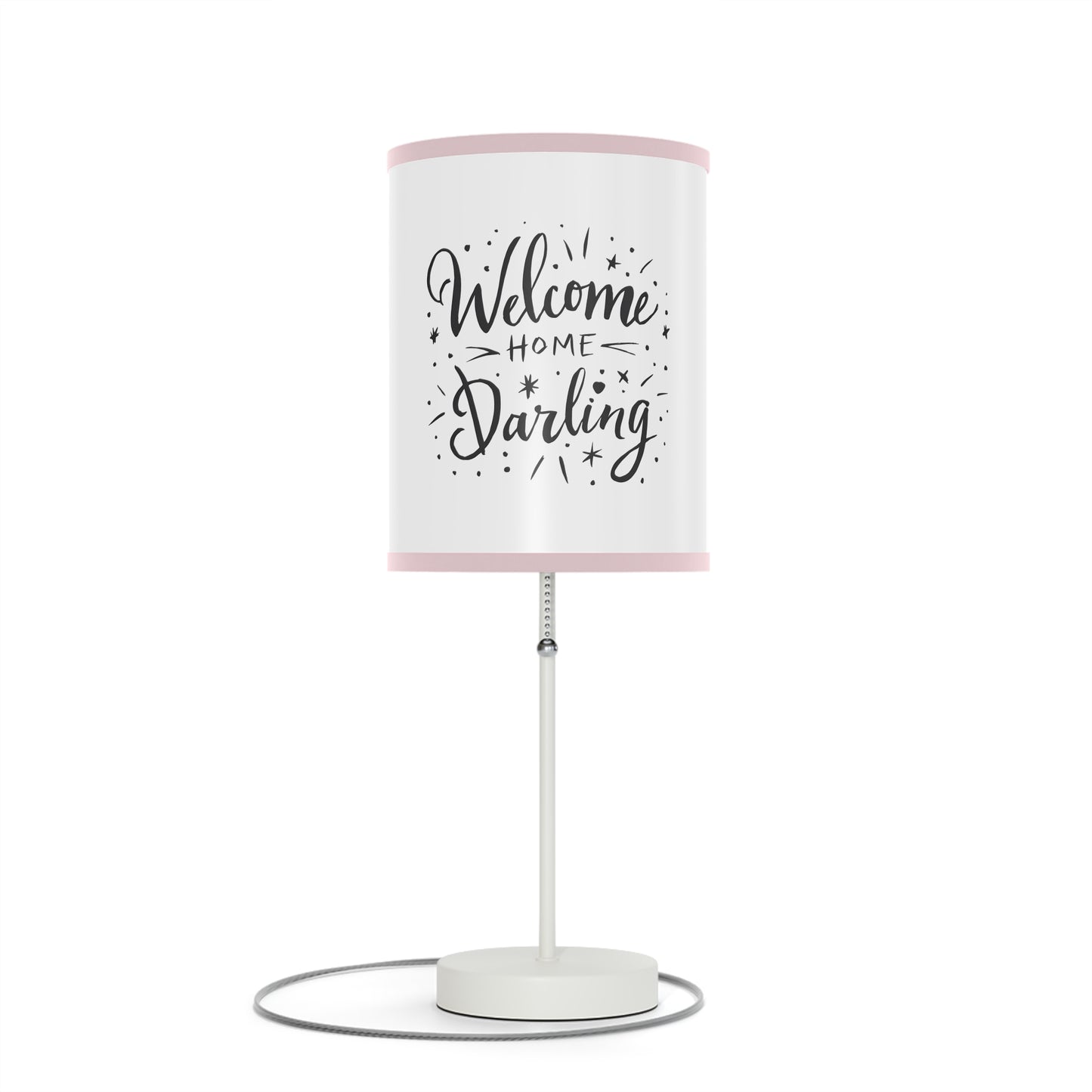 Lamp on a Stand US|CA plug Welcome Home Darling